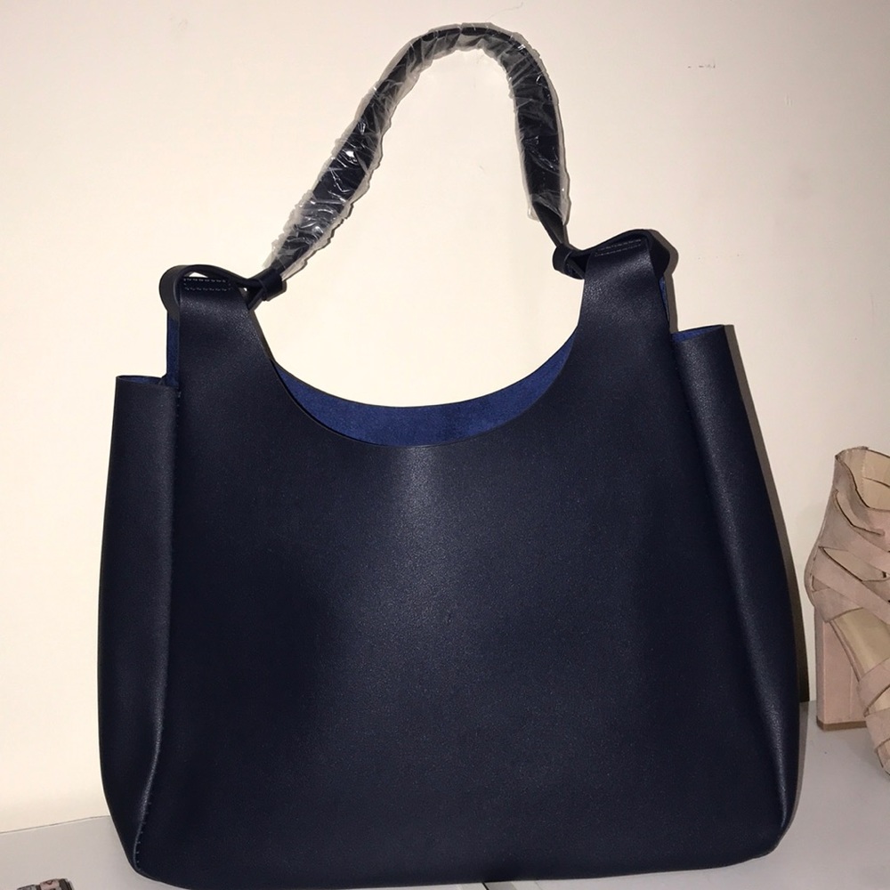 Navy blue Neiman Marcus tote never worn